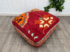 Kechart - Orange pillows silk 20x20,Pillow Cactus Silk, White Lumbar Cushion Handmade Cactus Silk Decorative Pillow, Moroccan Sabra Cushion