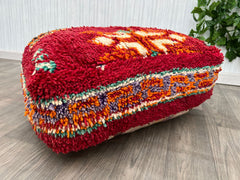 Kechart - Orange pillows silk 20x20,Pillow Cactus Silk, White Lumbar Cushion Handmade Cactus Silk Decorative Pillow, Moroccan Sabra Cushion