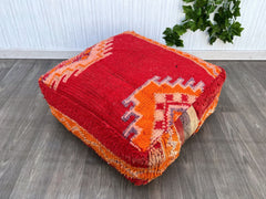 Berber pillow, vintage Moroccan rug pillowcase, vintage Berber wool cushion covers, boujaad pillow, Berber cushion