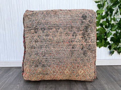 Wool Pouf, Moroccan Pouf, Floor Pillow, Handmade Pouf, Pet Bed