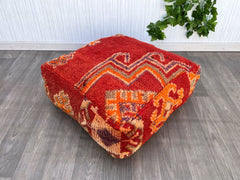 Moroccan Leather Poufs, Moroccan pouf, Berber pouf, ottoman pouf, Moroccan ottoman leather pouf,Leather pouf for your Living Room