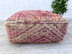 Moroccan Floor Cushion – Kilim Pouf Cover for Boho Style Rooms