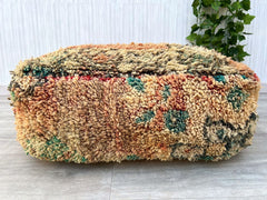 Handcrafted Kilim Pouf – Moroccan Floor Cushion for Chic Decor