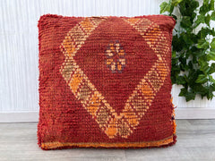 Vintage Moroccan Floor Cushion – A Cultural Masterpiece