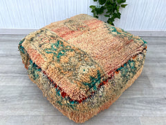 Handcrafted Floor Poufs: Moroccan Charm and Comfort