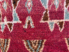 Vintage Kilim Floor Pouf - Moroccan Bohemian Cushion, Upcycled Rug Material, Eco-Friendly Decor, One-of-a-Kind Design