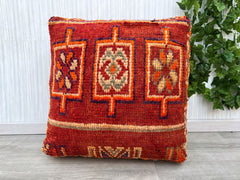Moroccan Pouf in Recycled Plastic - Ocean Waste Transformed, Eco-Chic Floor Cushion, Supports Clean Seas Initiative