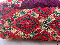 Moroccan Pouf Ottoman Pair - Matching Leather Footstools, Boho Living Room Set, Handmade with Tribal Stitching, Unstuffed