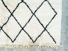 Custom Moroccan Green Rug – New Hand-Knotted Berber Carpet, Handmade Wool Rug