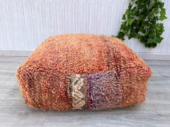 Vintage Moroccan Kilim Floor Cushion – Perfect for Boho Home Decor