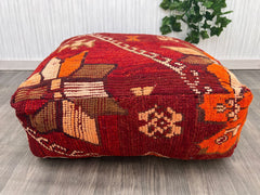 Moroccan Pouf with App Control - Adjustable Firmness via Air Pump, Customizable Comfort, Luxury Tech Decor