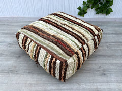 Moroccan Boho Poufs: Natural Style with a Pop of Color