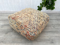 Matching Moroccan Poufs for Pets & Owners - Family Set, Coordinating Designs, Instagram-Worthy Boho Vibes