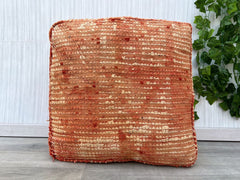 Moroccan Pouf x Luxury Brand Collab - [Brand Name] x Moroccan Artisans, Gold Foil Accents, VIP Packaging