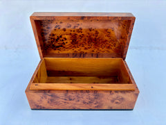 10x6in Moroccan Thuya Wood Jewelry Box Boxes Large Handcrafted Jewelry Box Made Of Thuya Burl Organizer Box.