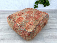 Handmade Moroccan Poufs: Perfect for Indoor & Outdoor