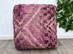 Moroccan Cat Tree Pouf - Climbing Perch + Cushion Combo, Handwoven Sisal Accents, Feline Paradise