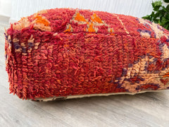 Moroccan Acupressure Pouf - Reflexology Nodes, Stress-Relief Floor Cushion, Holistic Health Tool