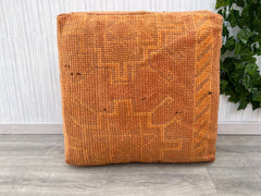 Moroccan Cork Pouf - Sustainable, Lightweight, Water-Resistant, Perfect for Patios or Bathrooms
