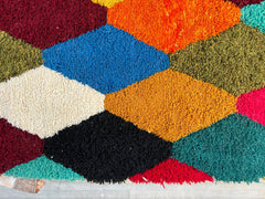 Custom Colorful Beni Ourain Rug