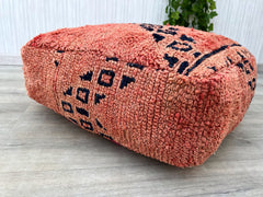 Authentic Moroccan Floor Pouf – Kilim Cushion for Indoor & Outdoor