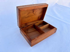 8"x5" WOODEN THUYA JEWELRY Box, Handmade Morocco, Jewelry Box, Storage Box, Wooden Jewelry boxThuya Burl,
