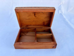 8"x5" WOODEN THUYA JEWELRY Box, Handmade Morocco, Jewelry Box, Storage Box, Wooden Jewelry boxThuya Burl,