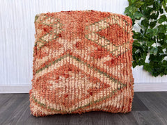 Cactus silk pillow, Moroccan Sabra cushion, handmade cactus silk pillow, Berber Sabra cushion, Pillow Throw, Moroccan Lumbar Sabra Cushion