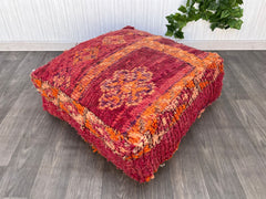 Moroccan Azilal Pillow Covers, Colorful Patterned Cushion Covers, 40x40cm, Berber Style Decor, Home Accent