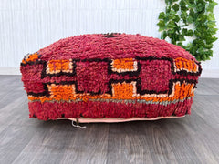 Pink Moroccan pillow, Moroccan kilim pillow cover, bench cushion, contemporary pillow, aztec pillow, eco friendly, interior pillows,