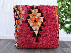 Pink Moroccan pillow, Moroccan kilim pillow cover, bench cushion, contemporary pillow, aztec pillow, eco friendly, interior pillows,