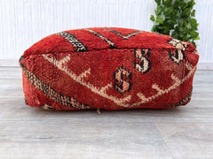 Moroccan Kilim pillow, striped pillow, Vintage Moroccan cushion, Unstuffed Boho pillow, Sofa Home Decor, Moroccan Style pillow