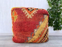 moroccan pouf,moroccan kilim pouf,floor pouf,outdoor pouf,moroccan cushion,berber pouf,moroccan furniture,handmade furniture,Flour cushion