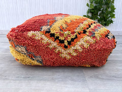 moroccan pouf,moroccan kilim pouf,floor pouf,outdoor pouf,moroccan cushion,berber pouf,moroccan furniture,handmade furniture,Flour cushion