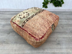 Moroccan Floor Couch - Unstuffed Long Floor Cushion + Back Pillows, Boho Chic Living Room Decor, Perfect for Lounging or Meditation