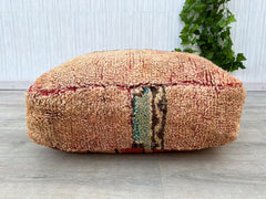 Moroccan Floor Couch - Unstuffed Long Floor Cushion + Back Pillows, Boho Chic Living Room Decor, Perfect for Lounging or Meditation