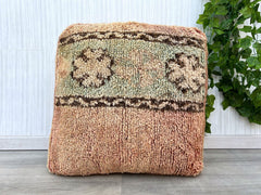 Moroccan Floor Couch - Unstuffed Long Floor Cushion + Back Pillows, Boho Chic Living Room Decor, Perfect for Lounging or Meditation