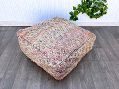 berber pouf, beni ourain pouf, moroccan pouf, pet bed, bean bag, home decor, handmade pouf