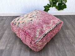 handcrafted Moroccan pouf