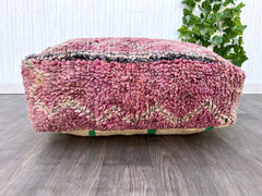 handcrafted Moroccan pouf