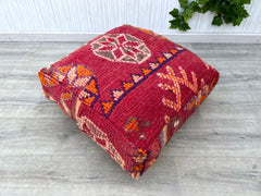 pillow cover, Moroccan cushion, wool cushion, decorative kilim pillow cover, handwoven pillow case by Berber women.