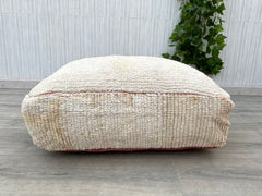 Gorgeous Square Footstool, Unique Bohemian Floor Sofa